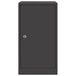 vidaXL boîte aux lettres Noir 30 x 23 x 55 cm Acier