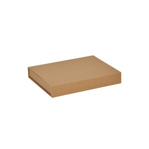 Boîte plate luxe kraft à fermeture aimantée A6