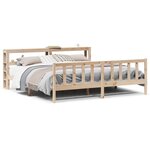 vidaXL Cadre de lit sans matelas 180x200 cm bois massif de pin