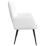 vidaXL Sofa 2 places Blanc 115 x 61 x 87 cm Tissu