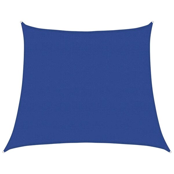 vidaXL Voile d'ombrage 160 g/m² trapèze bleu 4/5x4 m PEHD