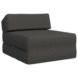 vidaXL Canapé-lit pliable Gris foncé 60 x 70 x 41 cm Tissu