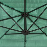 vidaXL Parasol de jardin avec mât en acier vert 269x269x235 cm