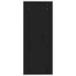 vidaXL Meuble TV mural Noir 40x34 5x100 cm