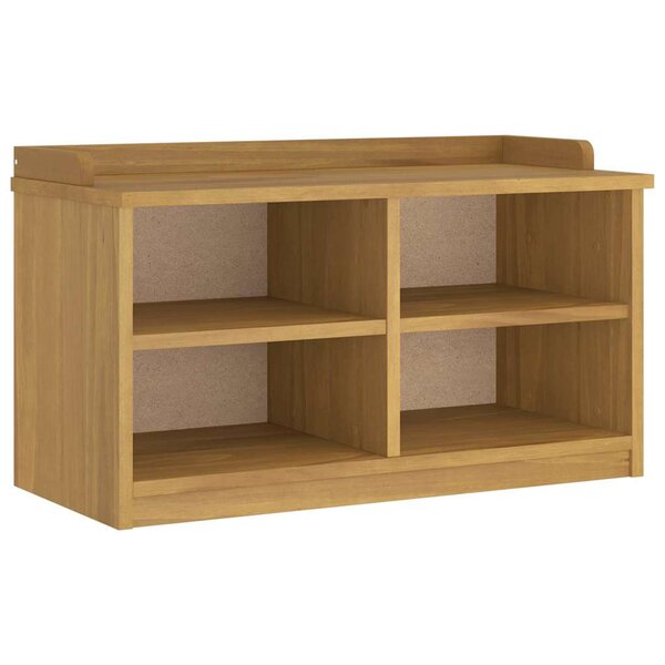 vidaXL Banc de couloir SANDNES 87x40x50 cm bois de pin massif