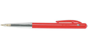 BIC Stylo à bille rétractable M10, couleur d'encre: rouge BIC