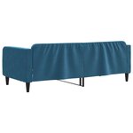 vidaXL Lit de repos sans matelas bleu 90x200 cm velours