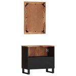 vidaXL Ensemble de meubles de salle de bain 2 Pièces bois massif récupéré