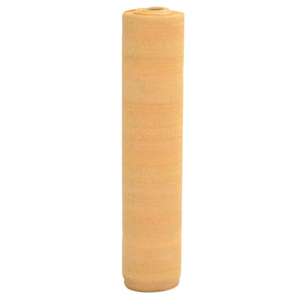 vidaXL Filet brise-vue sable 1x50 m PEHD 75 g/m²
