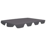 vidaXL Toit rechange balançoire anthracite 150/130x105/70 cm