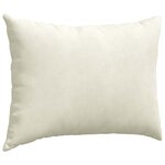 vidaXL Coussins de canapé 2 Pièces Crème 70 x 50 cm