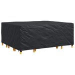 vidaXL Housse pour mobilier d'extérieur Noir 250 x 210 x 70 cm 210D