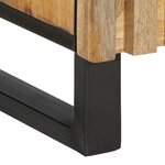 vidaXL Buffet 80x34x75 cm bois de manguier massif brut