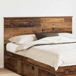 vidaXL Tête de lit Bois Ancien 160 cm Bois d'ingénierie