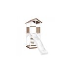 AXI Beach Tower Marron Blanc Toboggan Blanc