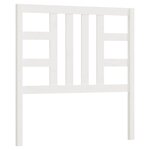 vidaXL Tête de lit Blanc 106x4x100 cm Bois massif de pin