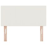 Tête de lit LED vidaXL Design Simple Crème 90 cm Tissu Cordon