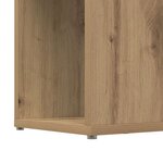 vidaXL Centre de divertissement Marron 60 x 24 x 155 cm