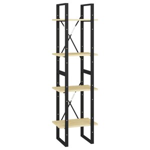 vidaXL Bibliothèque à 4 niveaux 40x30x140 cm Bois de pin massif