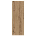 vidaXL Meubles TV muraux 3 Pièces chêne artisanal bois d'ingénierie