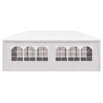 vidaXL Tente de réception 3 x 6 m Blanc