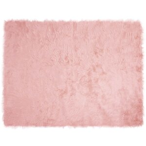vidaXL Tapis en fausse Tafalla Rose 240 x 340 cm Polyester