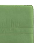 vidaXL Chaises à manger lot de 4 vert clair velours