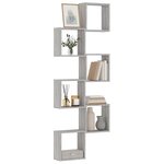 vidaXL Étagères cube murales 6 Pièces sonoma gris 30x15x30 cm