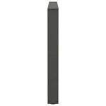 vidaXL Pieds de table à manger en forme de V 2 pièces Anthracite 100 x (72-73 3) cm Acier