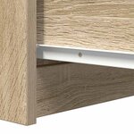 vidaXL Buffet chêne sonoma 37 5x35x76 cm bois d'ingénierie