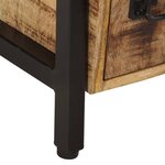 vidaXL Table de chevet 40x30x42 cm bois de manguier massif
