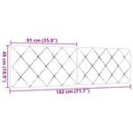 vidaXL Coussin de tête de lit gris clair 180 cm tissu