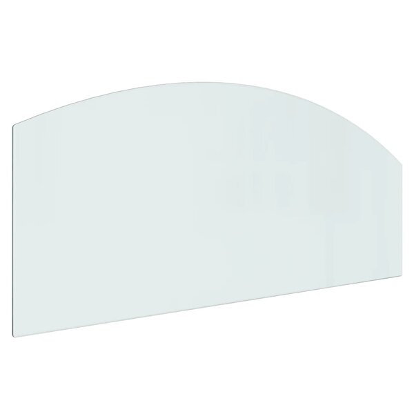 vidaXL Plaque de verre pour cheminée 120x50 cm