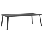 Salon de jardin meuble d'extérieur ensemble de mobilier 2 pièces anthracite acier 02_0015880