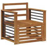 vidaXL Canapé d’extérieur Bois d'Acacia Massif Naturel