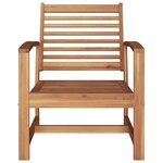 vidaXL Chaises de jardin 2 Pièces Naturel 60 x 65 x 76.5 cm