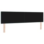 vidaXL Tête de lit avec des lumières à LED Réglable Vert 90 cm Velours