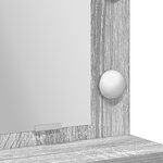 vidaXL Coiffeuse Sonoma gris 50 x 41 x 135 cm Bois d'ingénierie