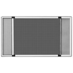 vidaXL Moustiquaire extensible pour fenêtres Blanc (75-143)x50 cm