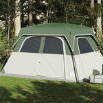vidaXL Tente de cabine familiale 6 personnes vert imperméable