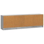 vidaXL Meuble TV Sonoma gris 150 x 31 x 47 cm Bois d'ingénierie