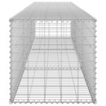 vidaXL Mur en gabion avec couvercles Acier galvanisé 300 x 50 x 50 cm