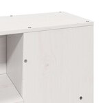 vidaXL Cadre de lit sans matelas blanc 140x200 cm bois de pin massif