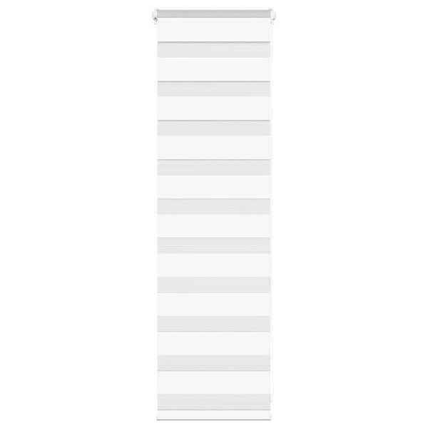 vidaXL Store zèbre blanc 40x100 cm largeur du tissu 35 9 cm polyester