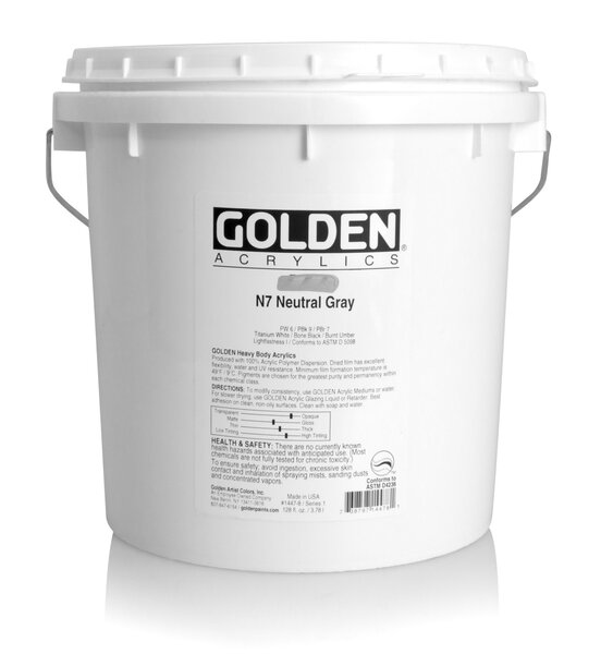 Peinture Acrylic HB Golden 3 78 L Gris Neutre n°7 S1