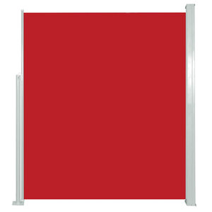 vidaXL Auvent latéral rétractable de patio 120x500 cm Rouge