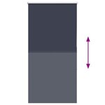 vidaXL Store enrouleur occultant largeur du tissu 70 7 cm polyester