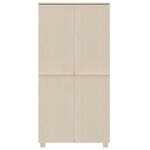 vidaXL Garde-robe HAMAR Marron miel 89x50x180 cm Bois massif de pin