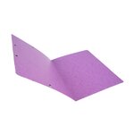 Chemise À Élastique Sans Rabat Carte Lustrée 400gm2 - A4 - Violet - X 25 - Exacompta