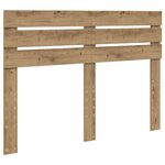 vidaXL Tête de lit Chêne artisanal 160 cm Bois d'ingénierie